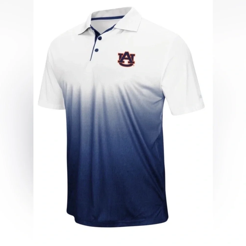 Auburn Tigers Men's XL Colosseum Magic Team Logo Polo Shirt Performance